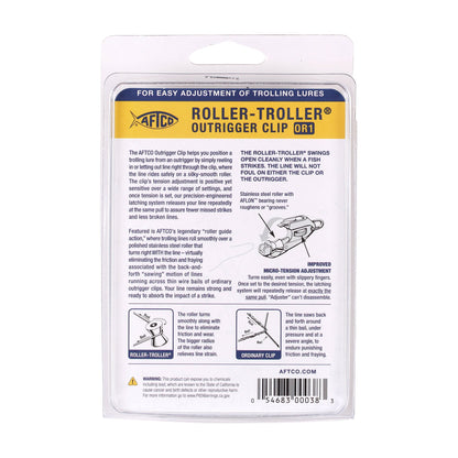 AFTCO Roller-Troller Outrigger Clips Black
