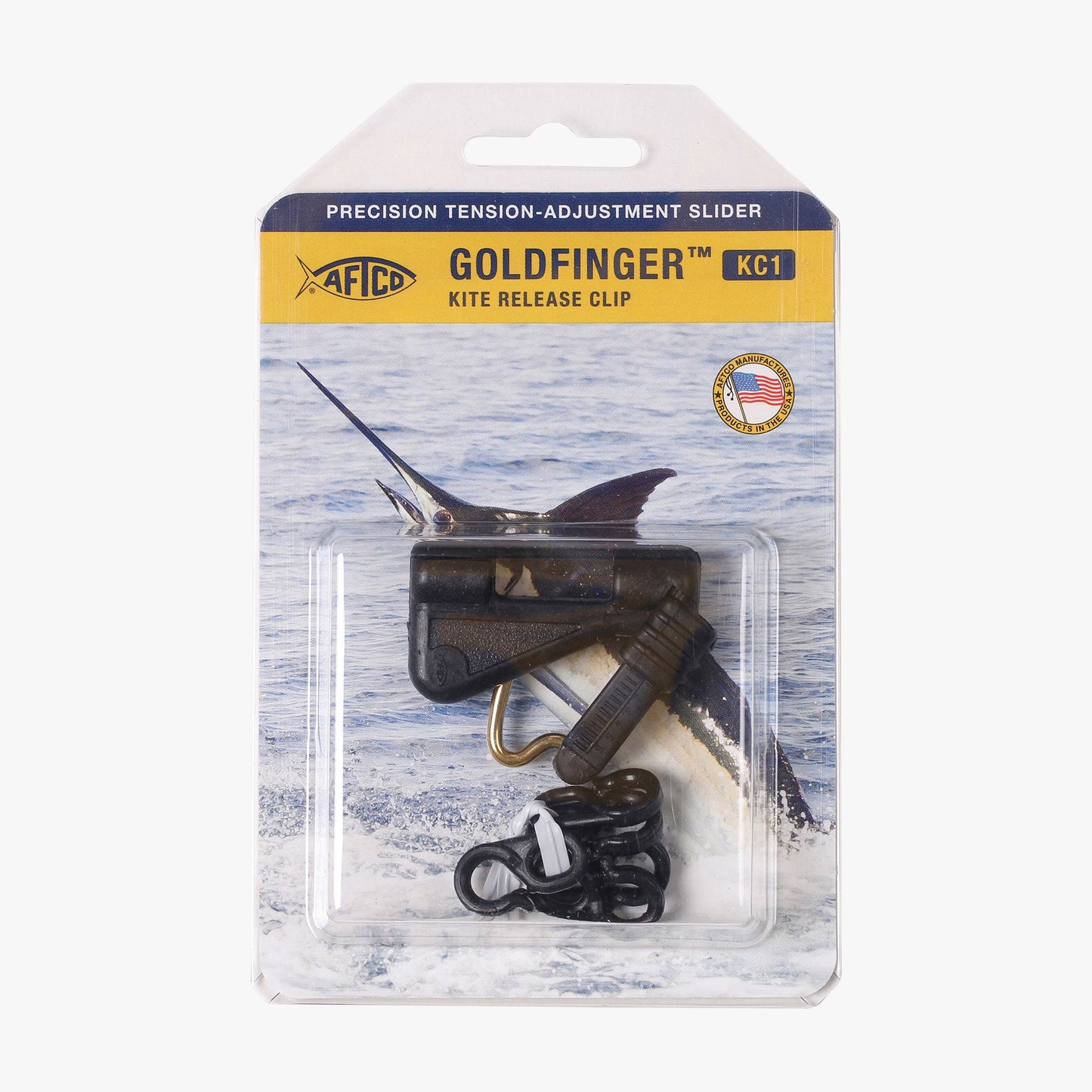 AFTCO Goldfinger Kite Release Clip Black