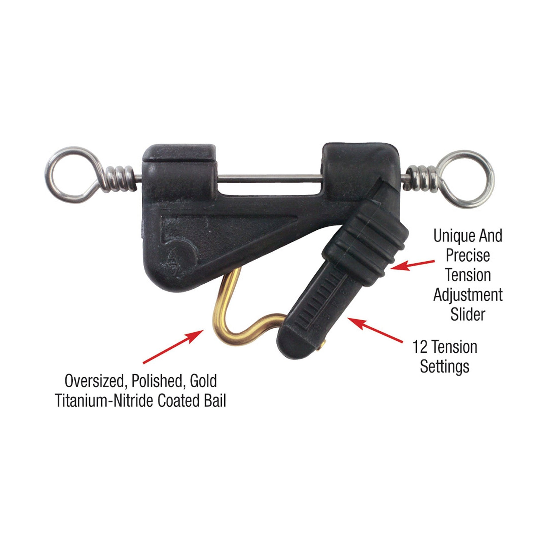 AFTCO Goldfinger Outrigger Clip Black