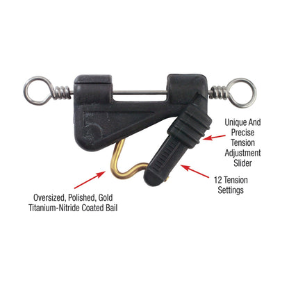 AFTCO Goldfinger Outrigger Clip Black