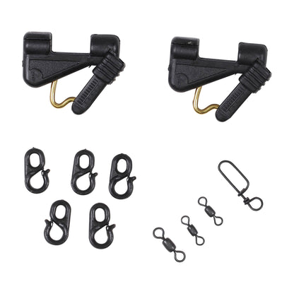 AFTCO Kite Clip 11PC Set Black