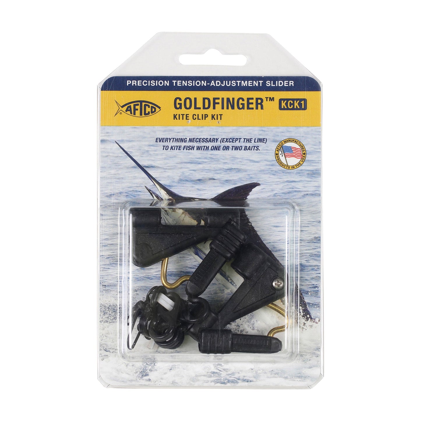 AFTCO Kite Clip 11PC Set Black