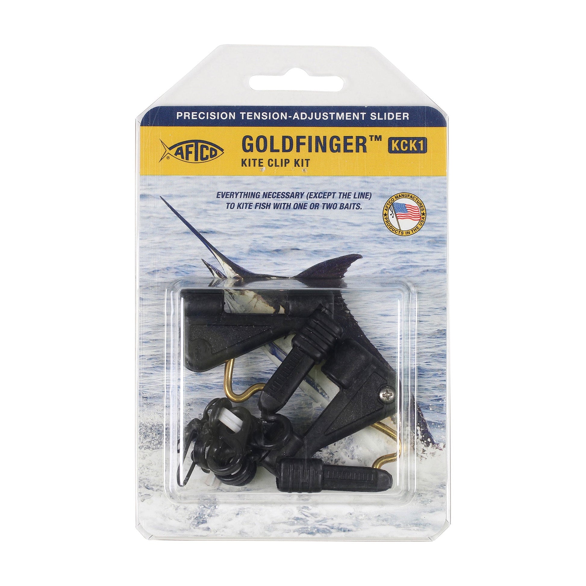 AFTCO Kite Clip 11PC Set Black
