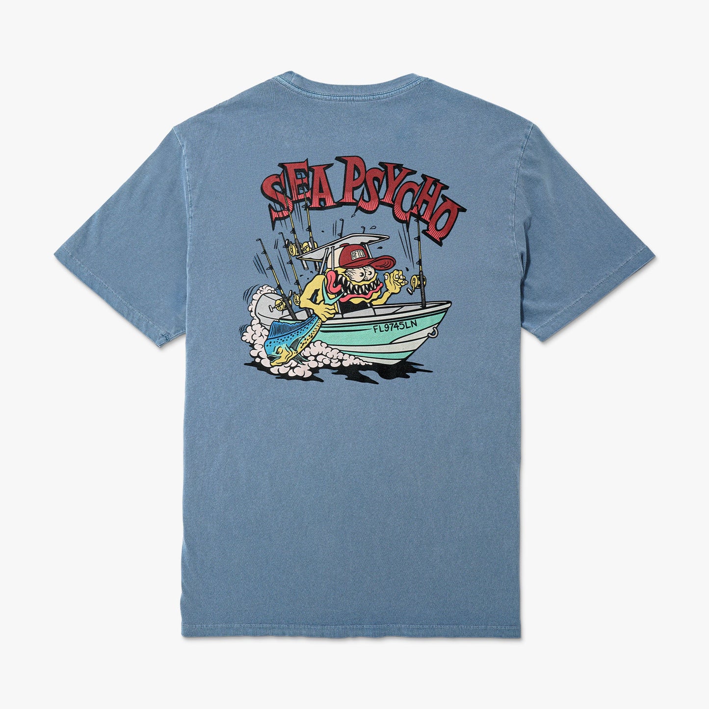 AFTCO Sea Psycho Short Sleeve Fishing T-Shirt Bering Sea