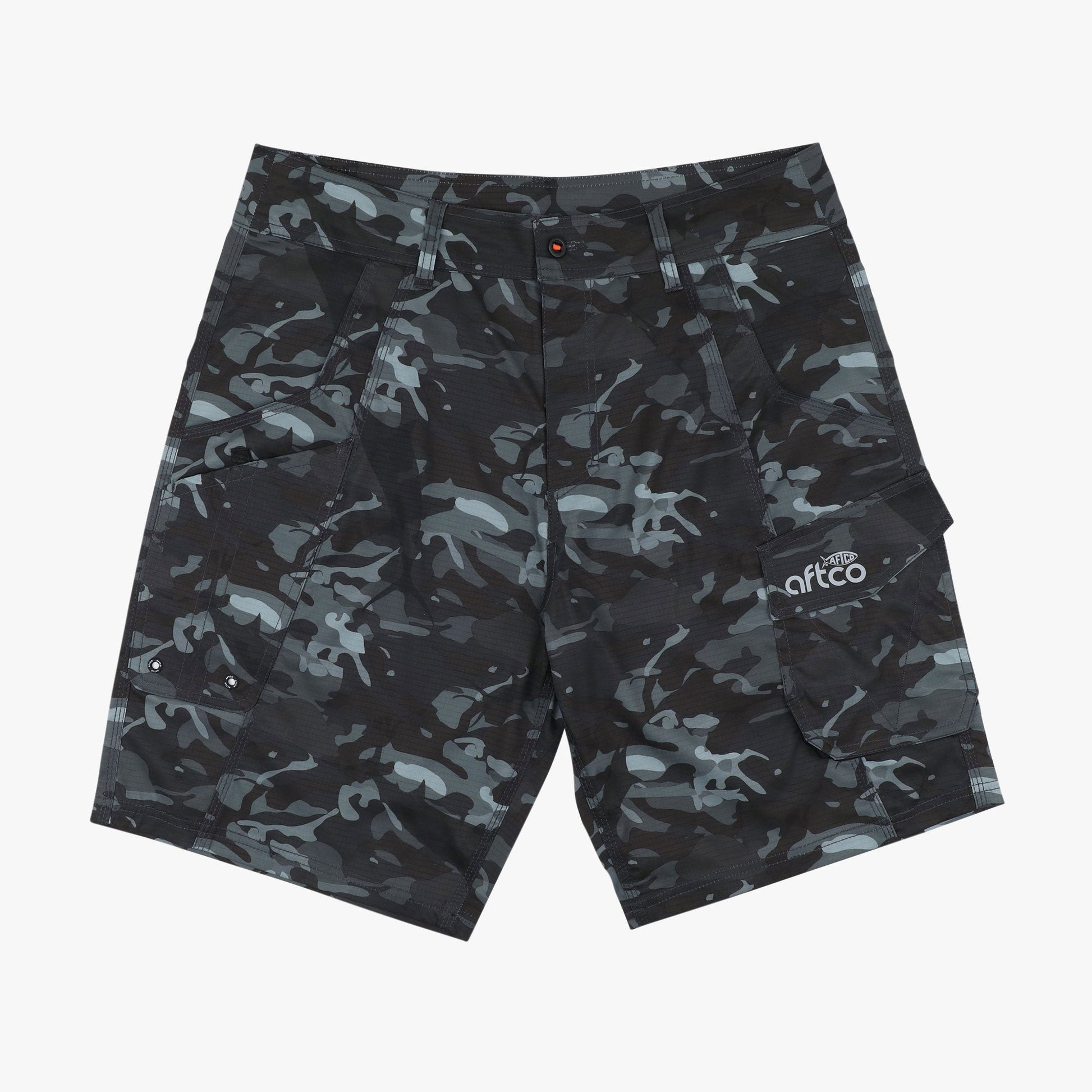 AFTCO Tactical Camo Fishing Shorts - AFTCO Black Camo