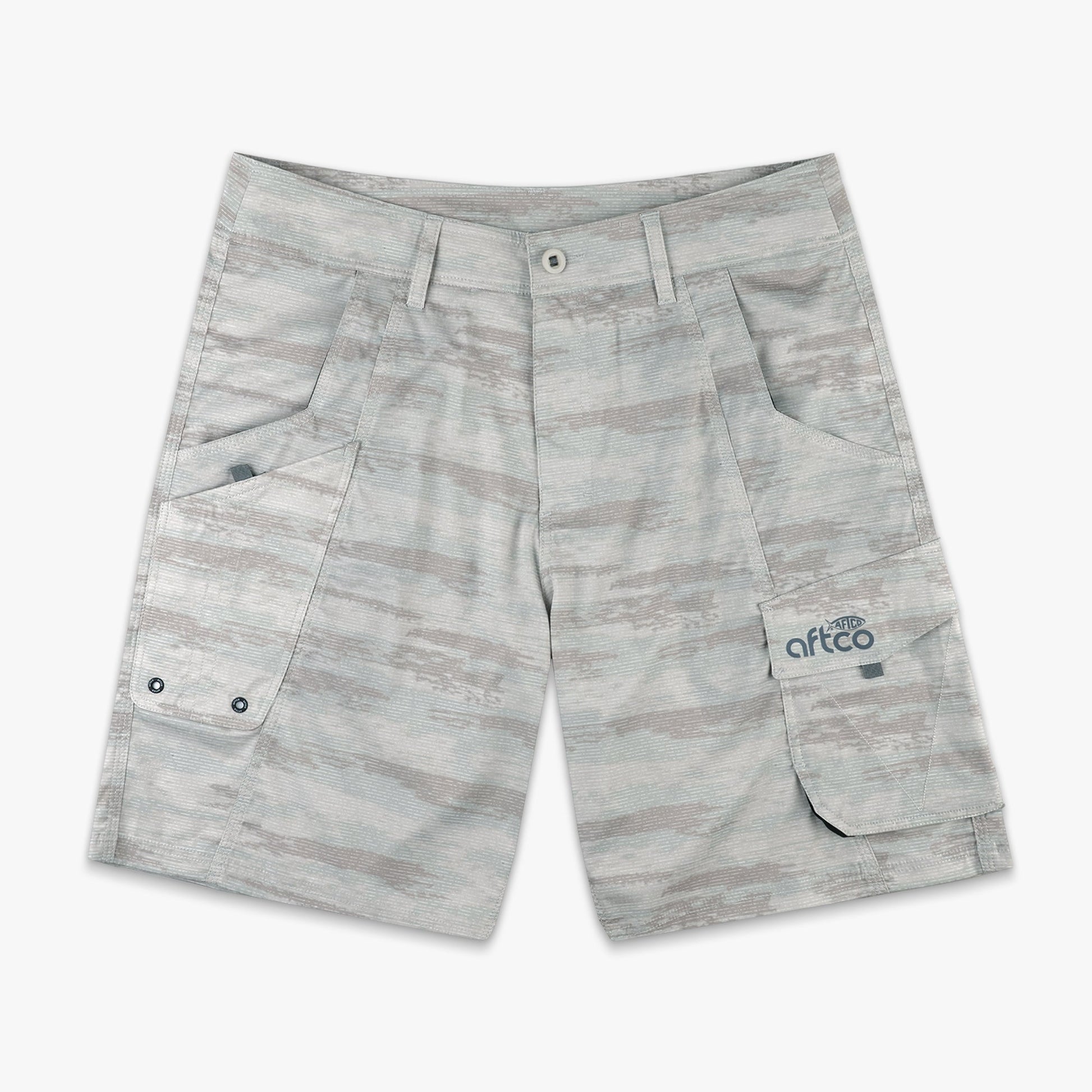 AFTCO Tactical Camo Fishing Shorts - AFTCO Black Camo