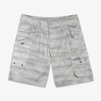 AFTCO Tactical Camo Fishing Shorts - AFTCO Black Camo