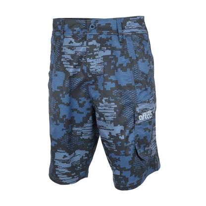 AFTCO Tactical Camo Fishing Shorts - AFTCO Navy Digi Camo