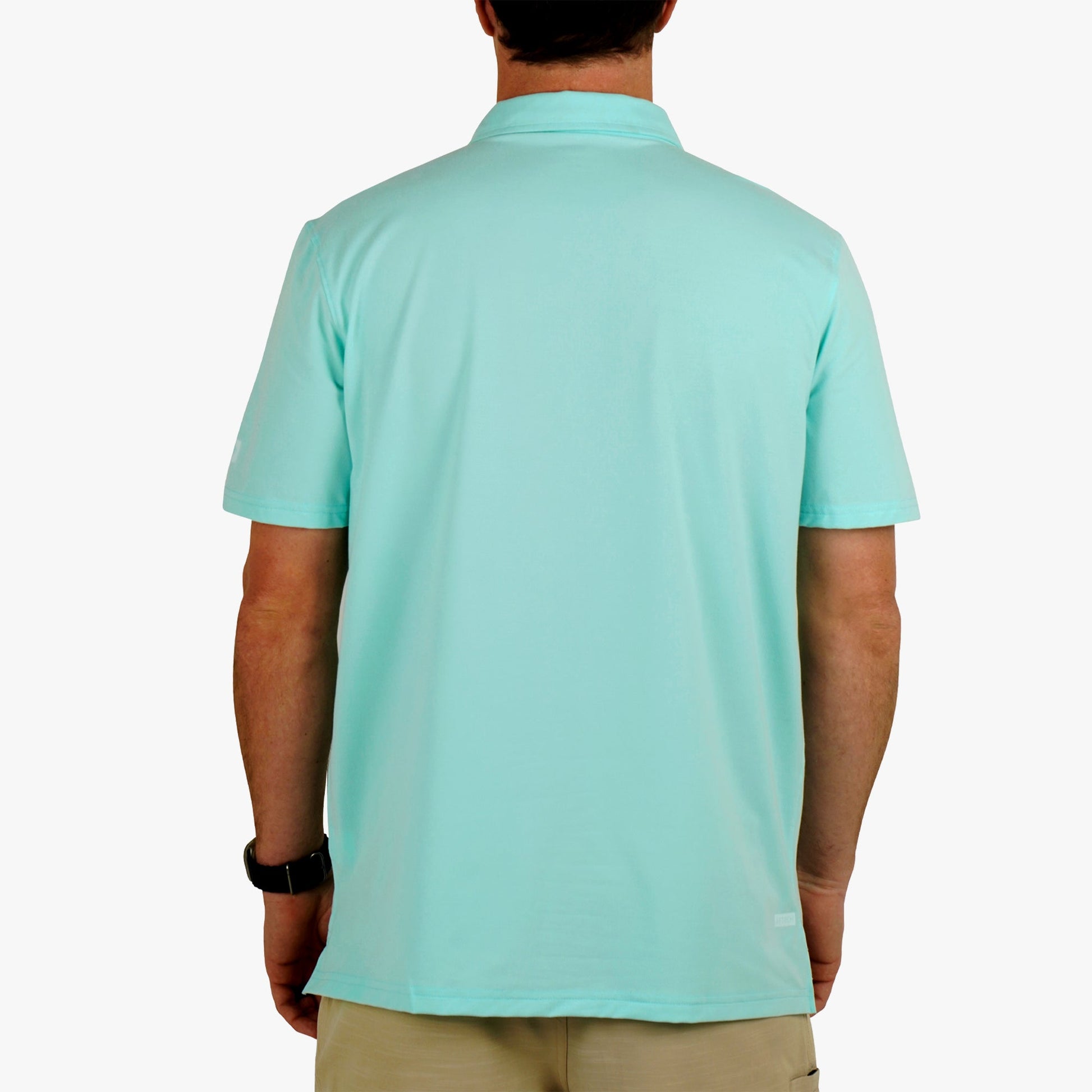 AFTCO Air O Mesh Performance Polo Charcoal Heather