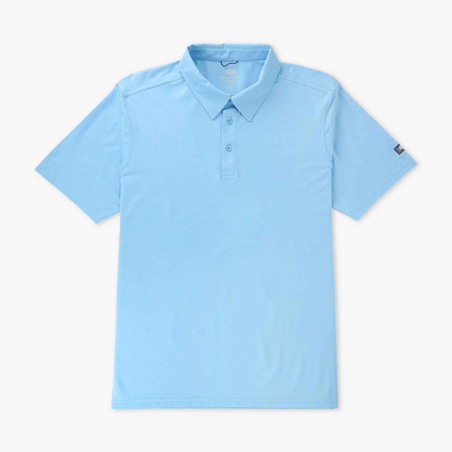 AFTCO Air O Mesh Performance Polo Charcoal Heather
