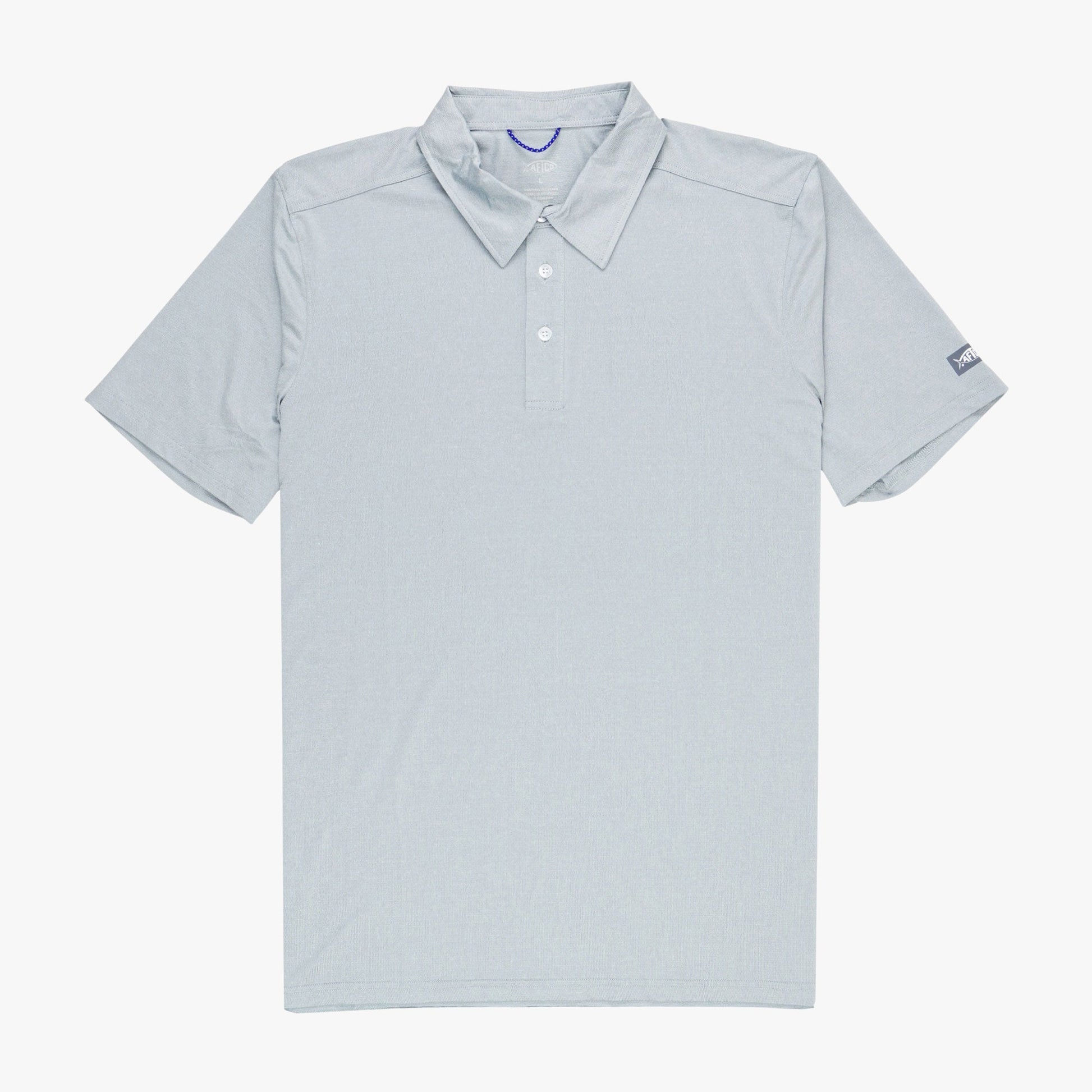 AFTCO Air O Mesh Performance Polo Charcoal Heather