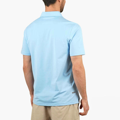 AFTCO Air O Mesh Performance Polo Charcoal Heather