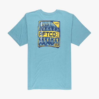AFTCO Pack of AFTCO SS T-Shirt Hazy Rose Heather