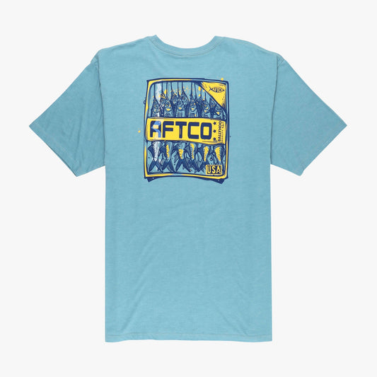 AFTCO Pack of AFTCO SS T-Shirt Hazy Rose Heather
