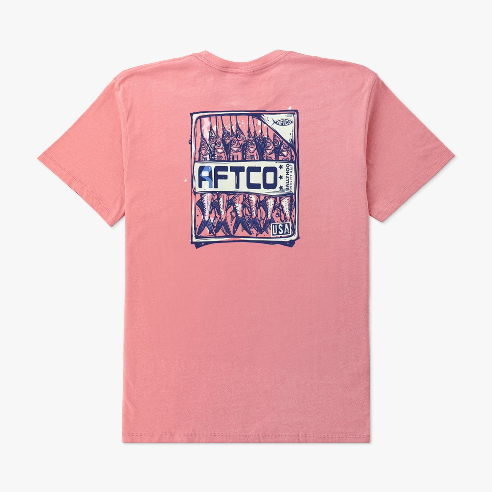 AFTCO Pack of AFTCO SS T-Shirt Hazy Rose Heather