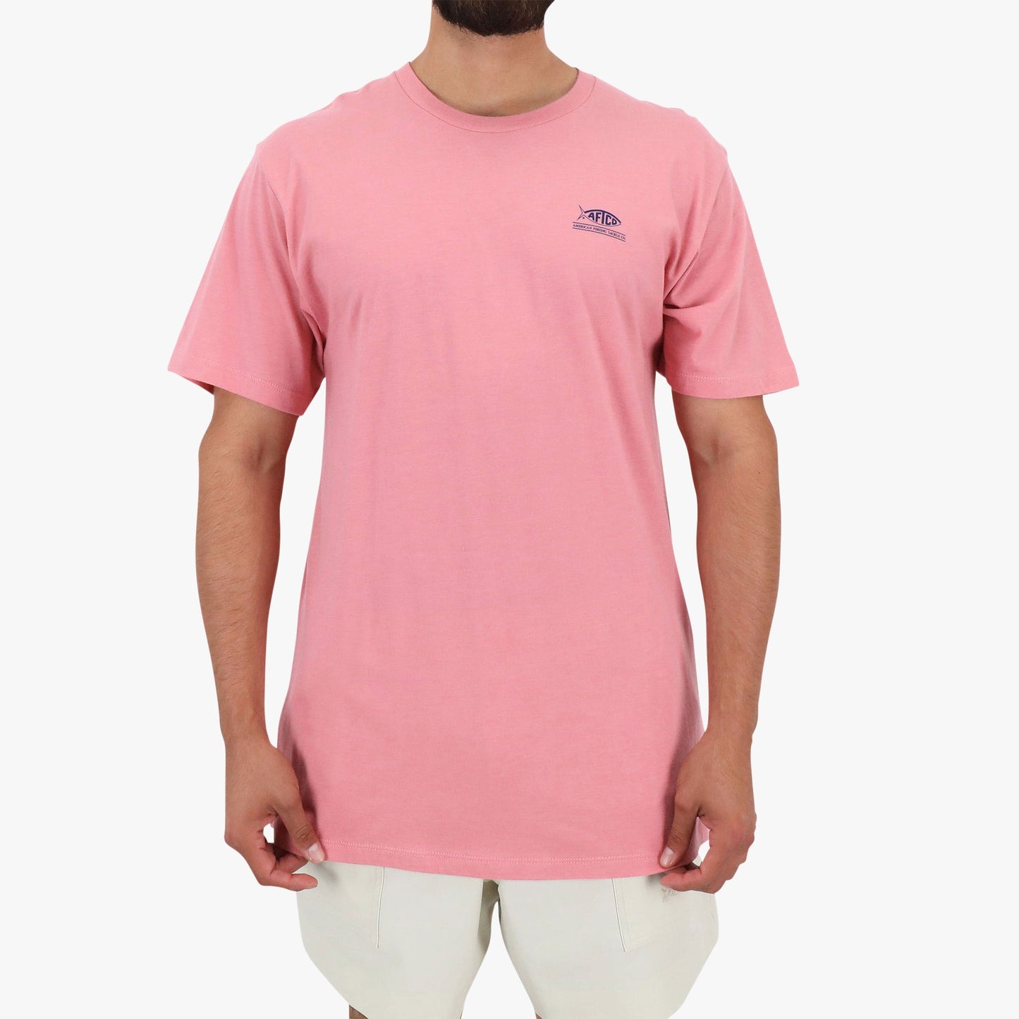 AFTCO Pack of AFTCO SS T-Shirt Hazy Rose Heather