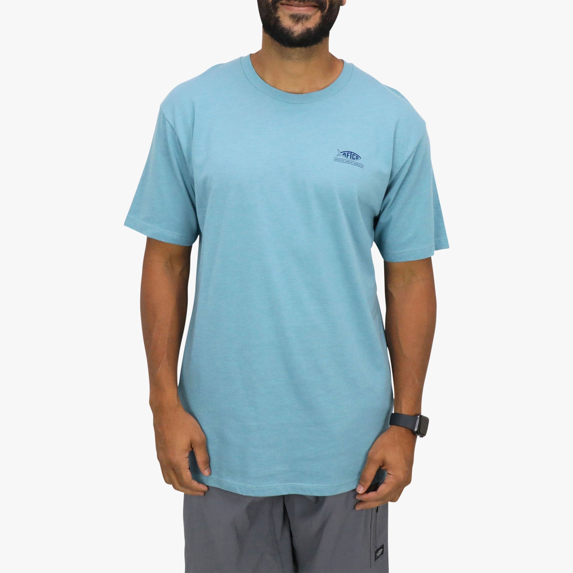 AFTCO Pack of AFTCO SS T-Shirt Hazy Rose Heather