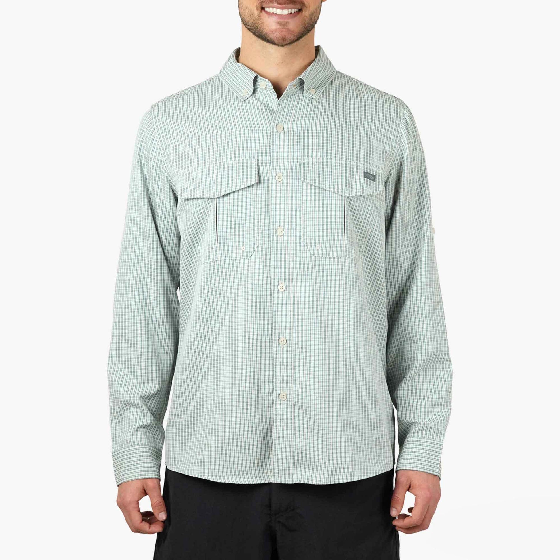 AFTCO Sirius Tech LS Vented Fishing Shirts Dusk
