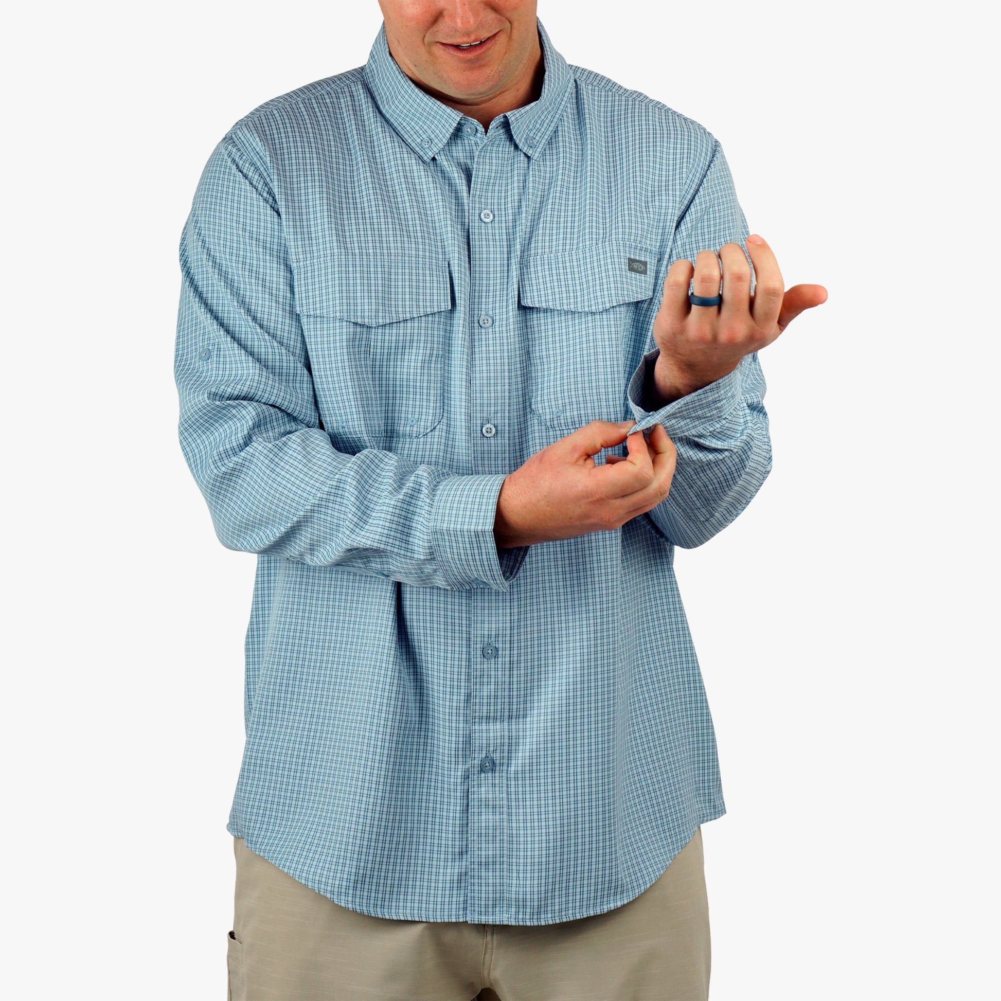 AFTCO Sirius Tech LS Vented Fishing Shirts Dusk