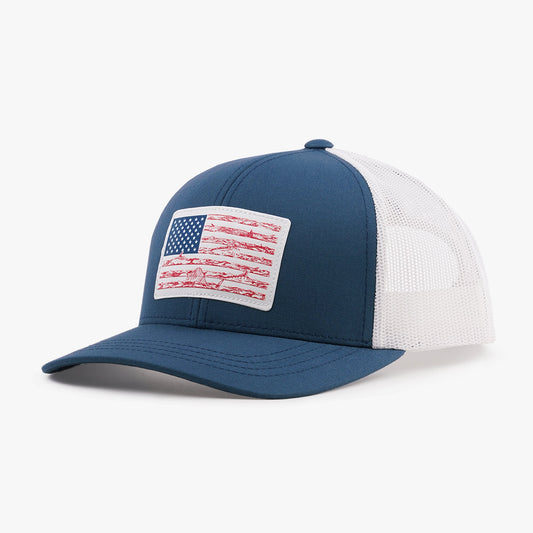AFTCO Wavy Low Profile Fishing Hat Navy
