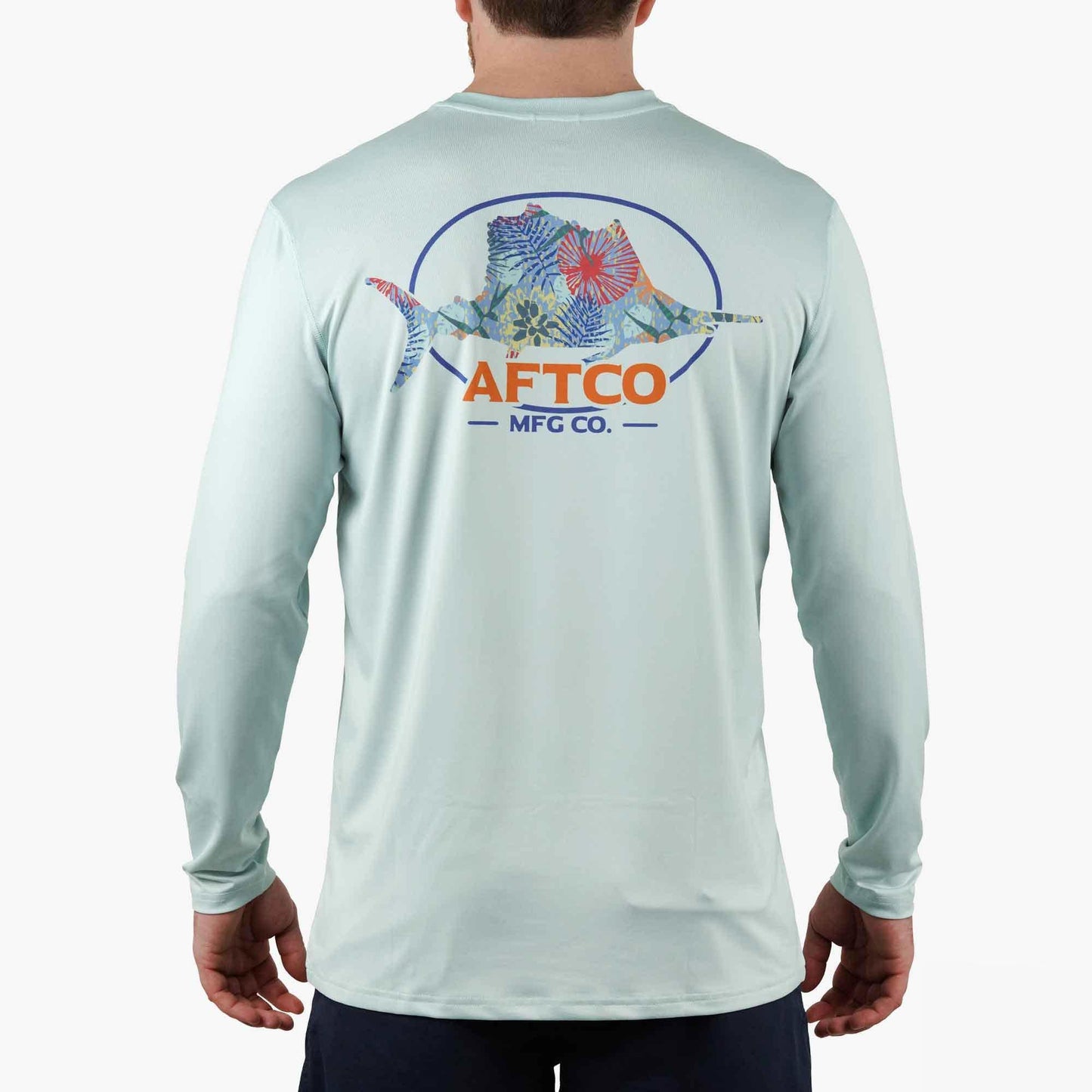 AFTCO Summertime UVX LS Sun Protection Fishing Shirt Sprout