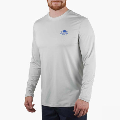 AFTCO Summertime UVX LS Sun Protection Fishing Shirt Sprout
