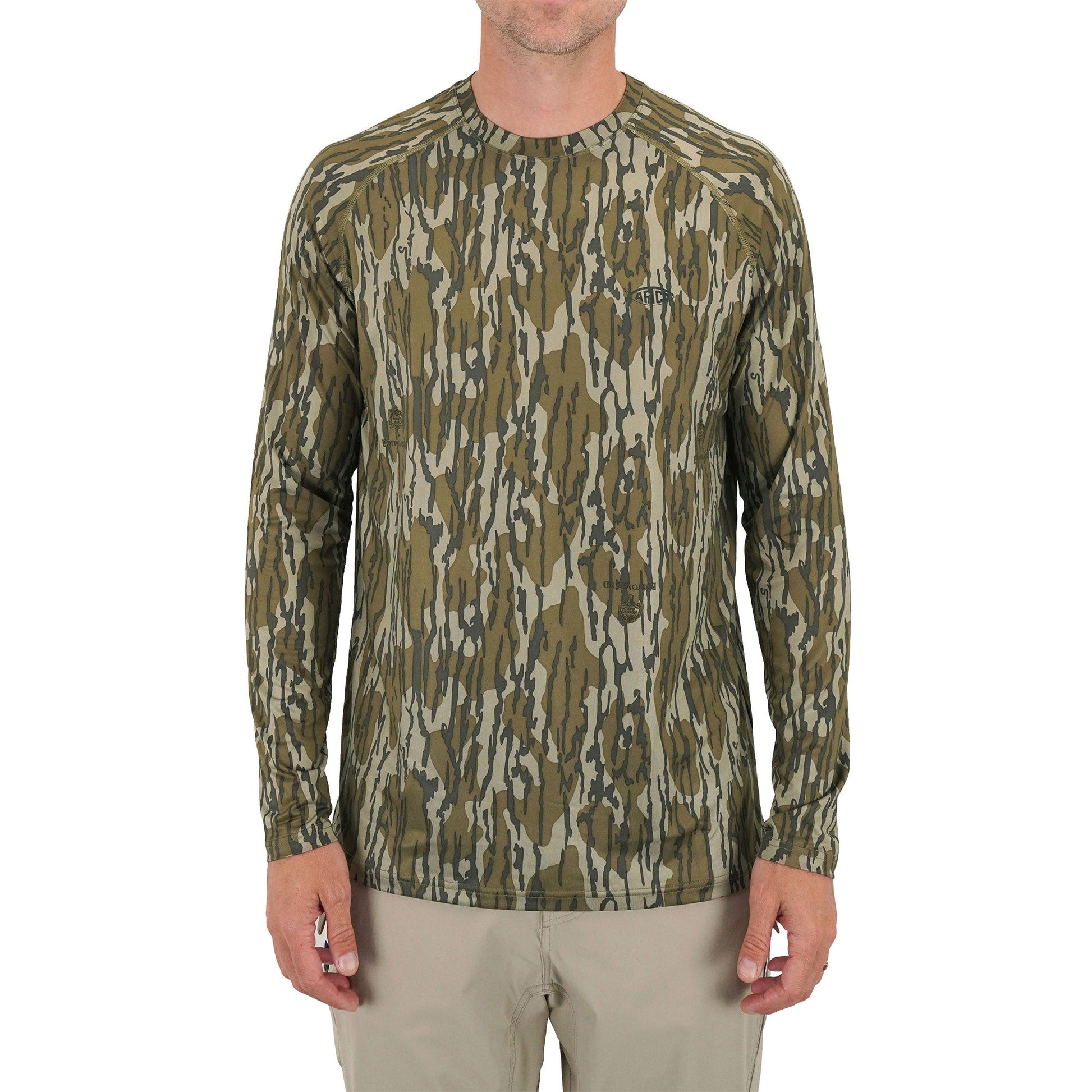 AFTCO Mossy Oak® Camo LS Performance Shirt Shadow Grass Habitat