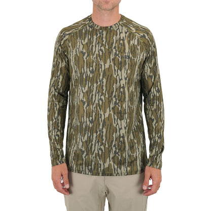 AFTCO Mossy Oak® Camo LS Performance Shirt Shadow Grass Habitat