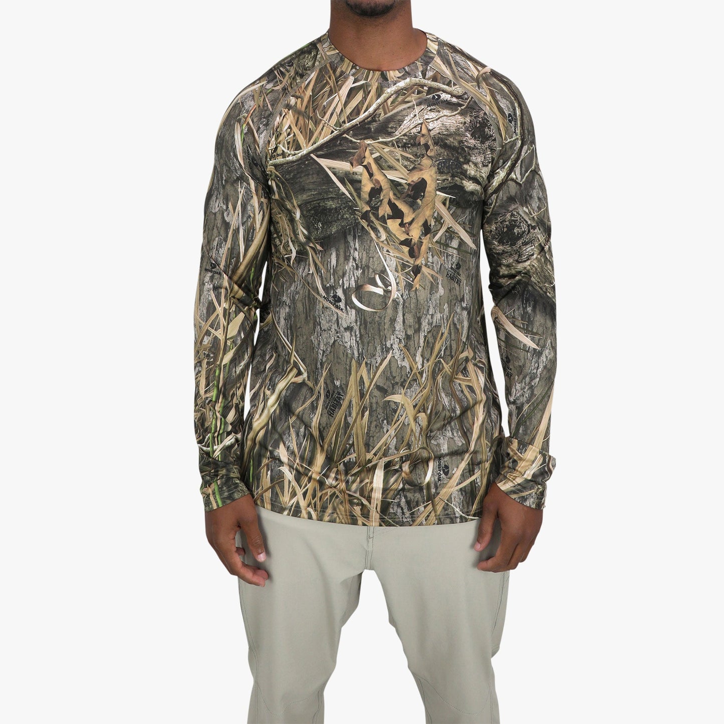 AFTCO Mossy Oak® Camo LS Performance Shirt Shadow Grass Habitat