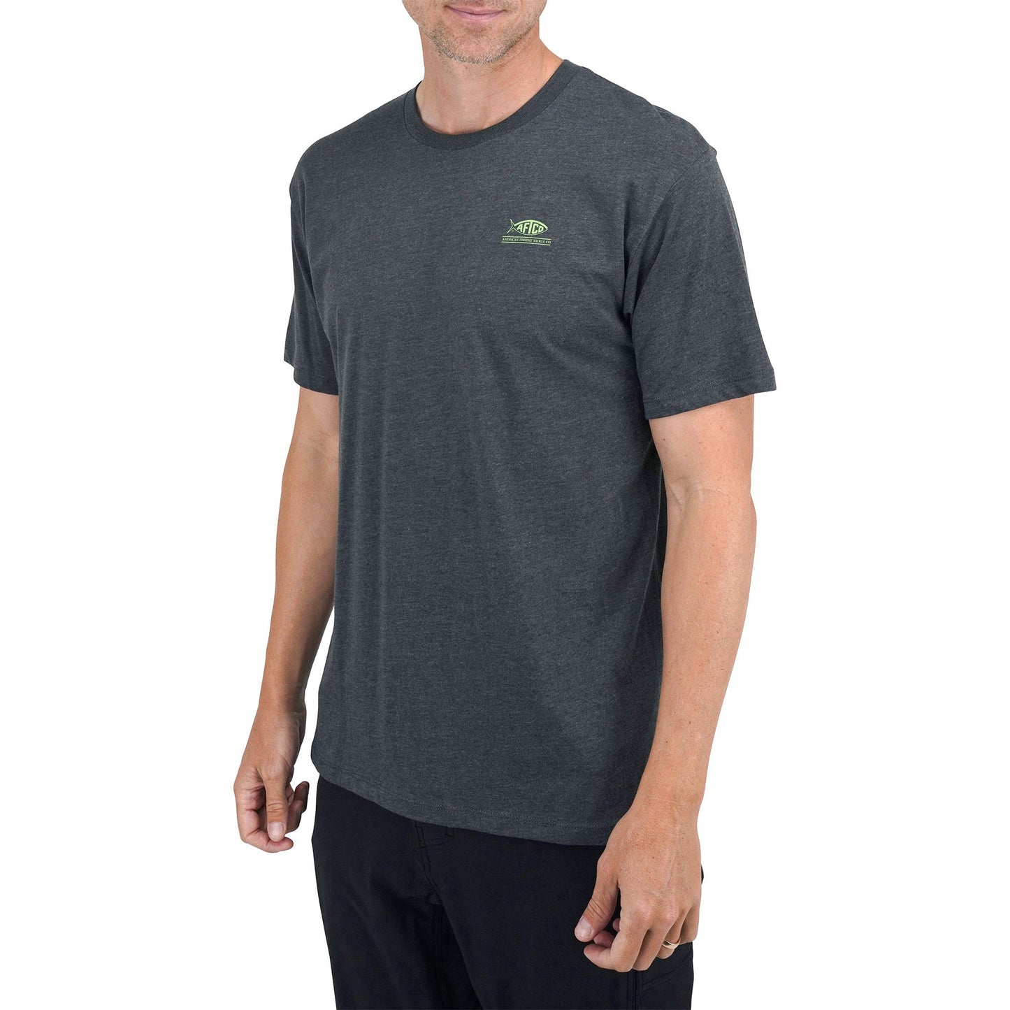AFTCO Facepalm SS T-Shirt Charcoal Heather