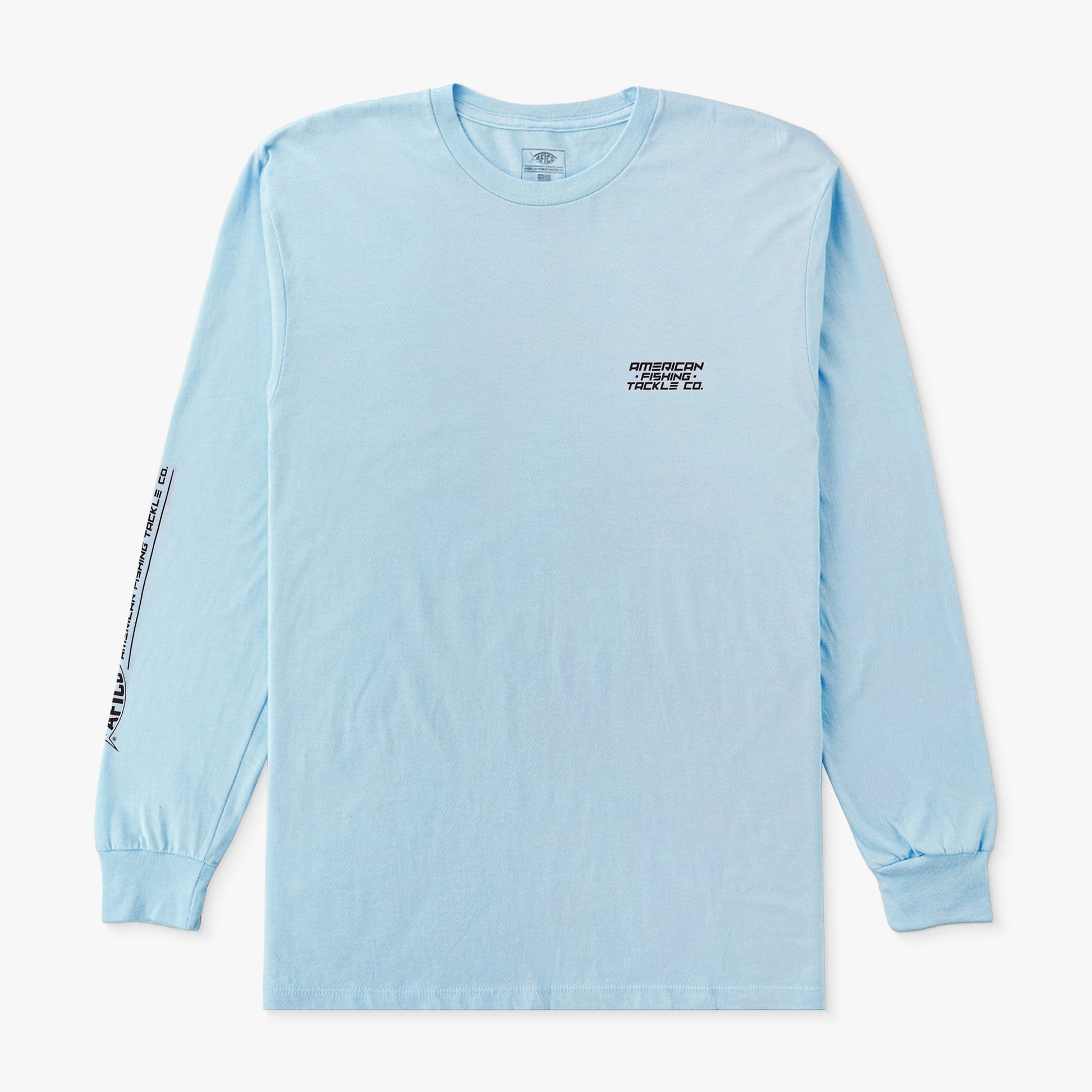 AFTCO Holiday LS T-Shirts Bluesteel Heather