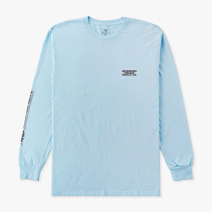 AFTCO Holiday LS T-Shirts Bluesteel Heather
