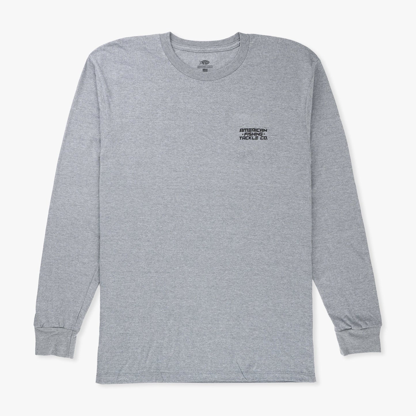 AFTCO Holiday LS T-Shirts Bluesteel Heather