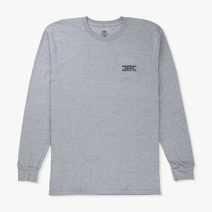 AFTCO Holiday LS T-Shirts Bluesteel Heather