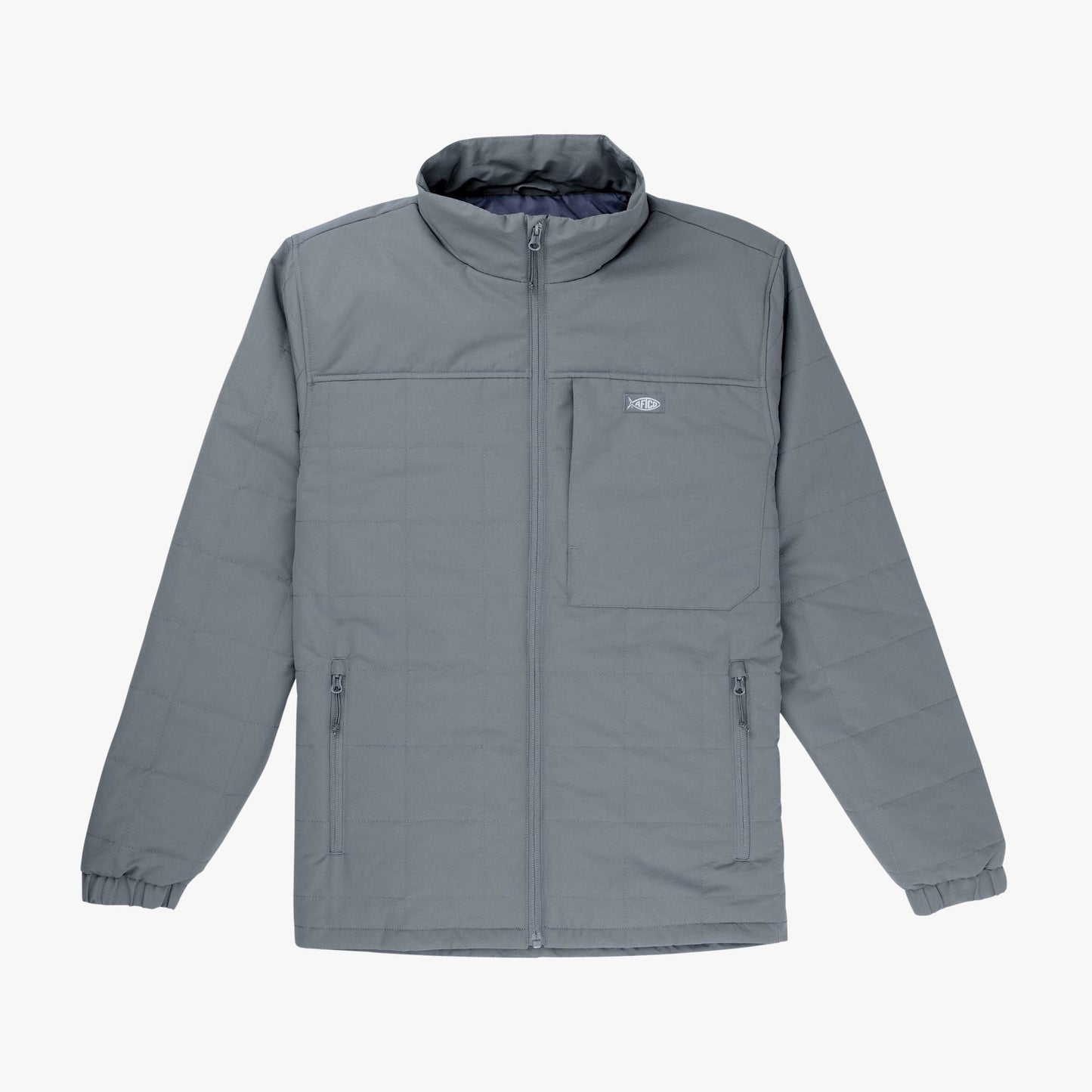 AFTCO Crosswind Insulated Fishing Puffer Jacket Rubber