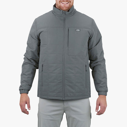 AFTCO Crosswind Insulated Fishing Puffer Jacket Rubber