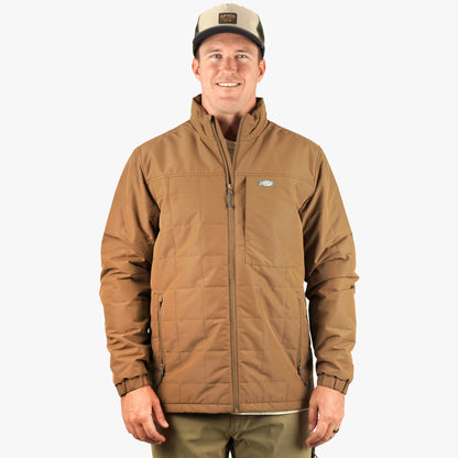 AFTCO Crosswind Insulated Fishing Puffer Jacket Rubber
