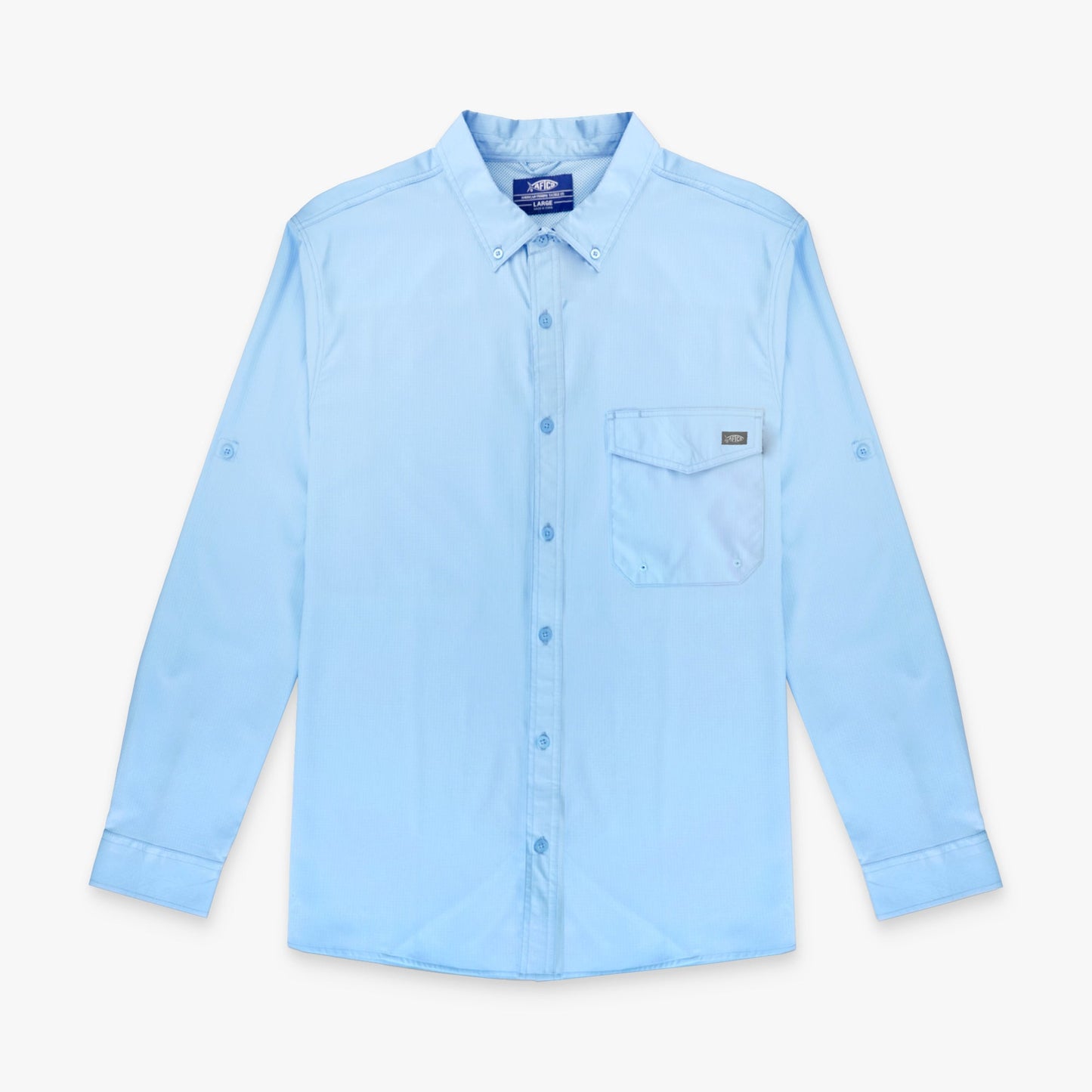 AFTCO Palomar LS Vented Fishing Shirts Airy Blue