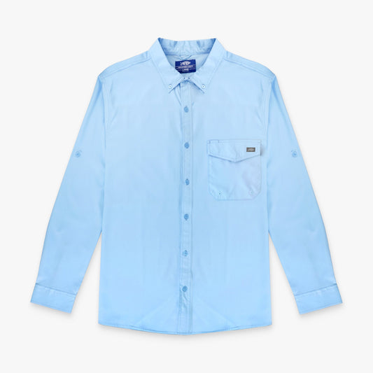 AFTCO Palomar LS Vented Fishing Shirts Airy Blue