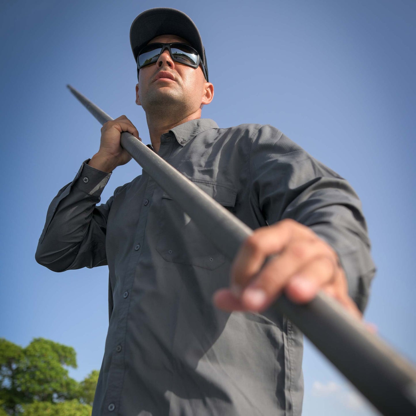 AFTCO Palomar LS Vented Fishing Shirts Airy Blue