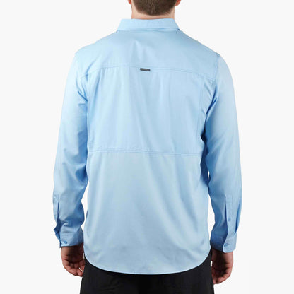 AFTCO Palomar LS Vented Fishing Shirts Airy Blue