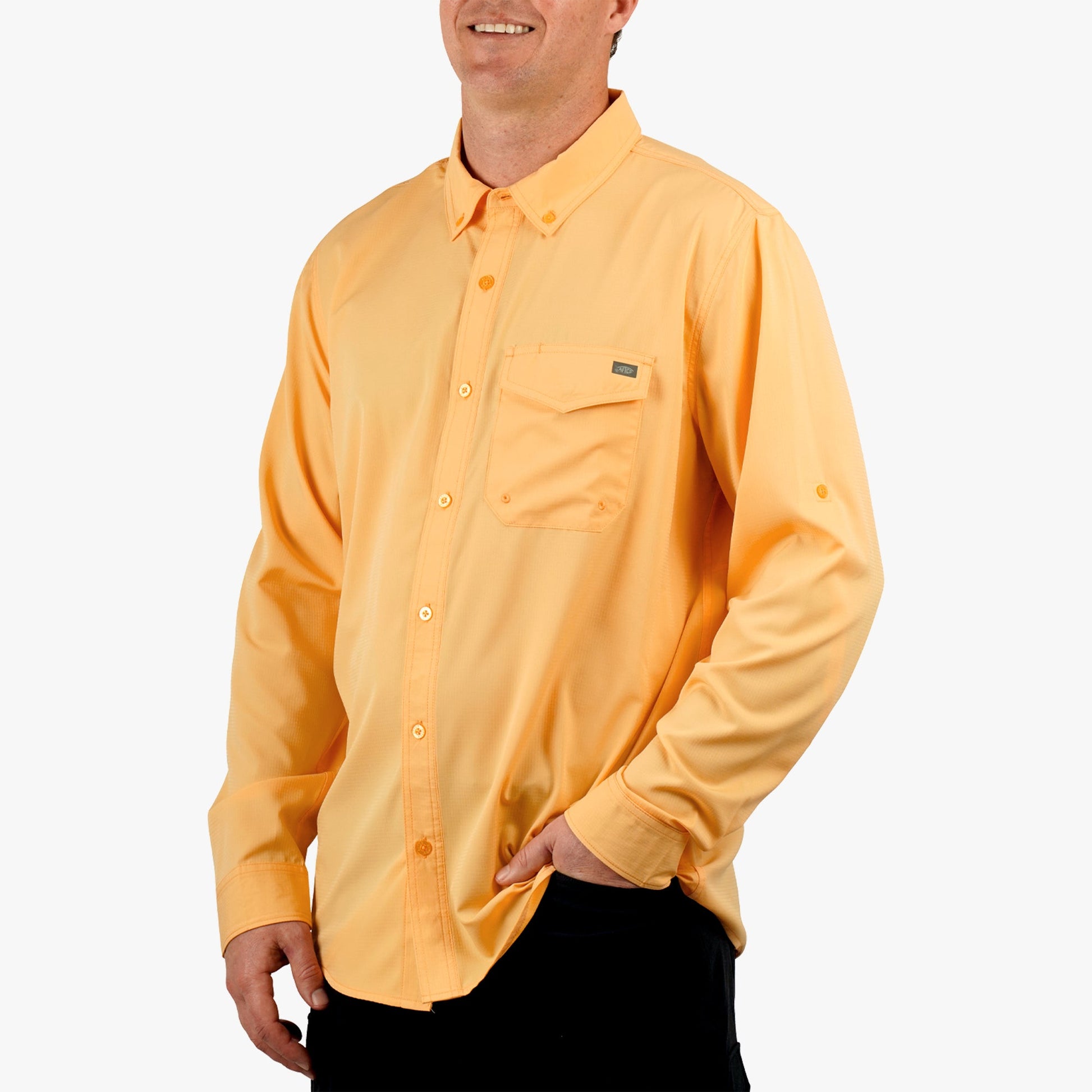 AFTCO Palomar LS Vented Fishing Shirts Airy Blue