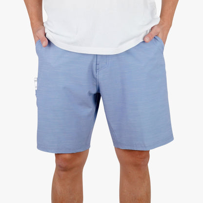 AFTCO 365 Hybrid Stretch Chino Fishing Shorts Ecru 7
