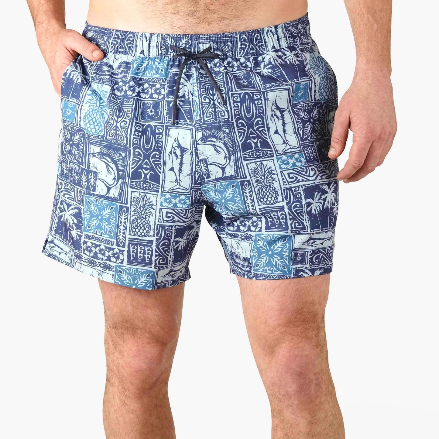 AFTCO Strike Swim Shorts Bering Sea