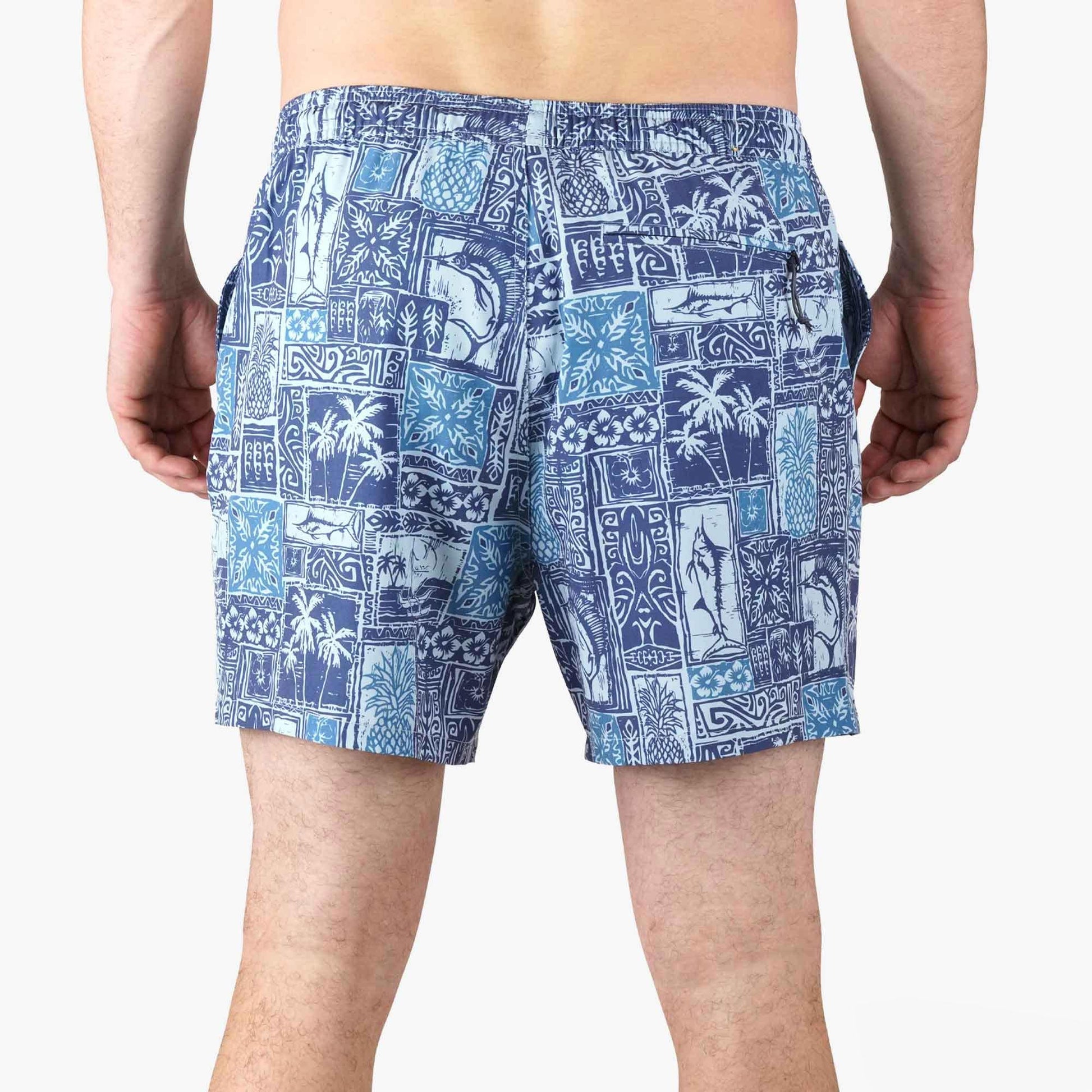 AFTCO Strike Swim Shorts Bering Sea