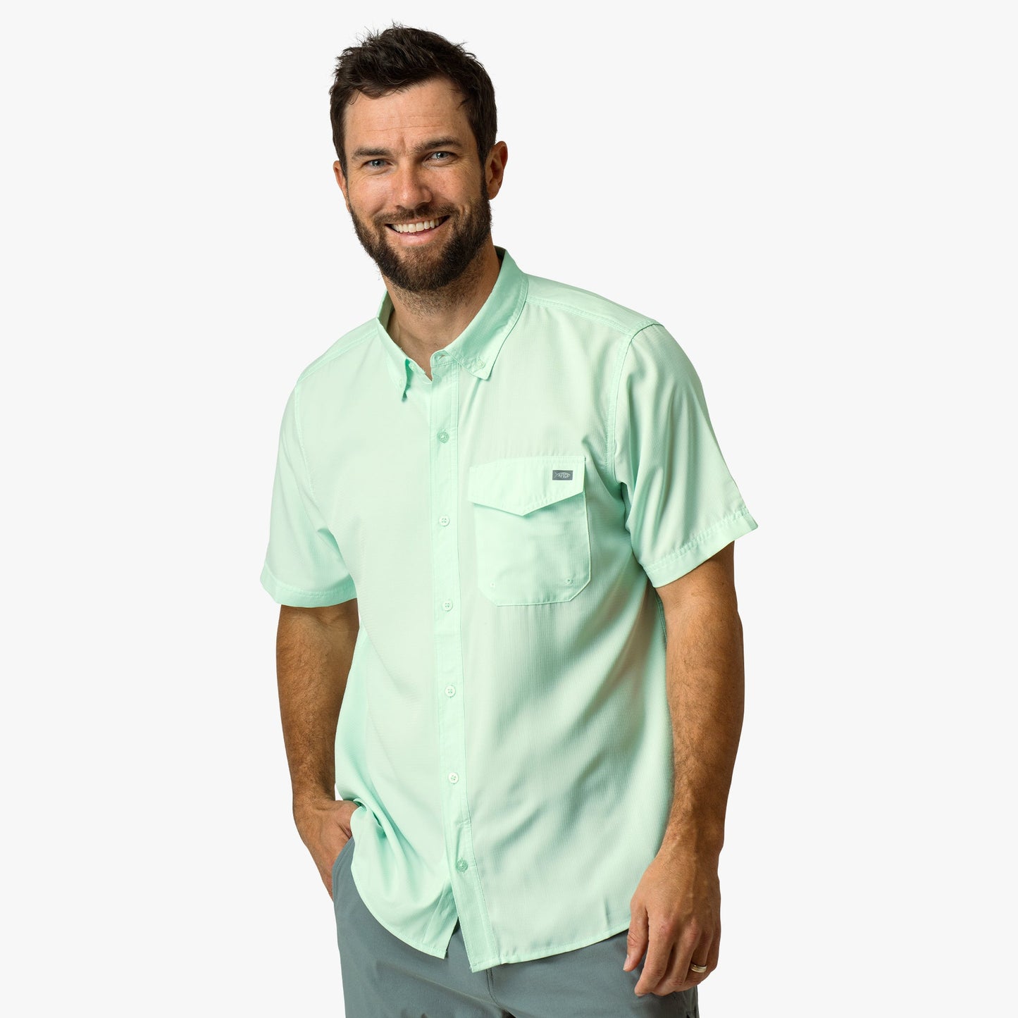 AFTCO Palomar SS Vented Fishing Shirt Conch