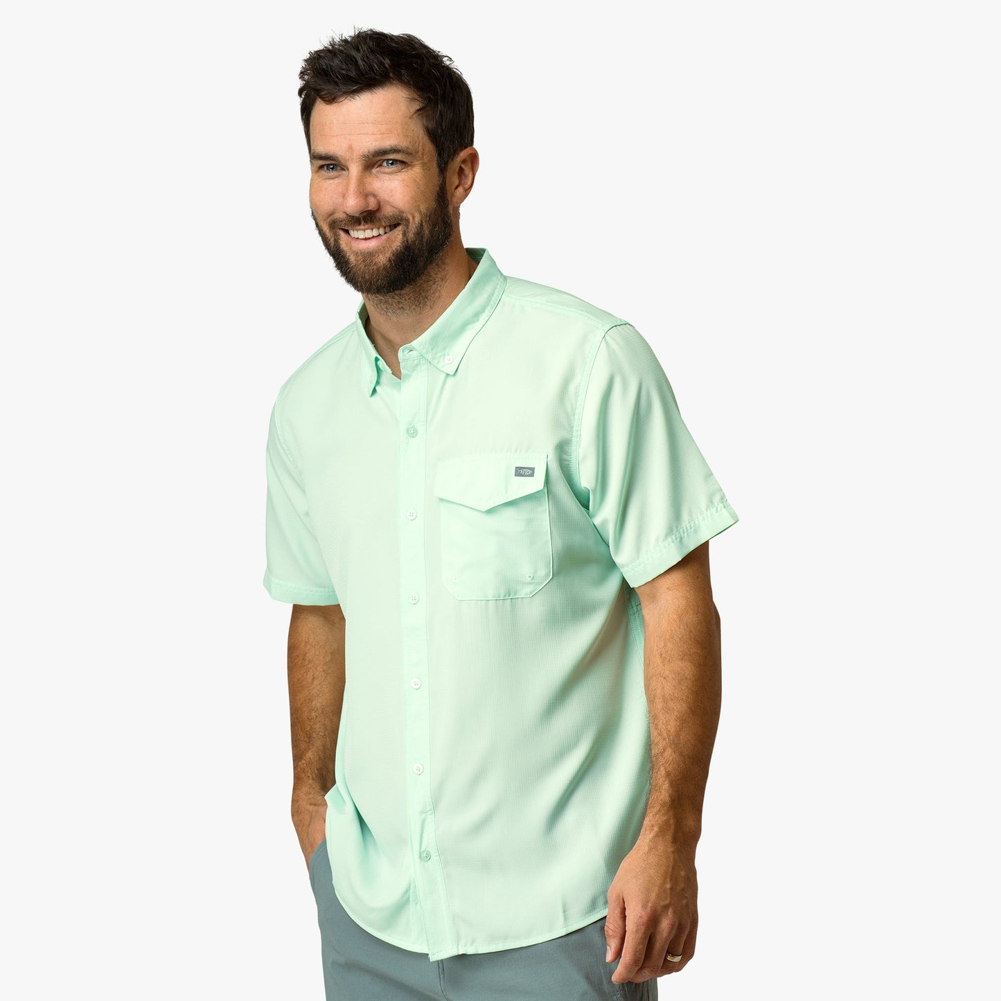AFTCO Palomar SS Vented Fishing Shirt Conch