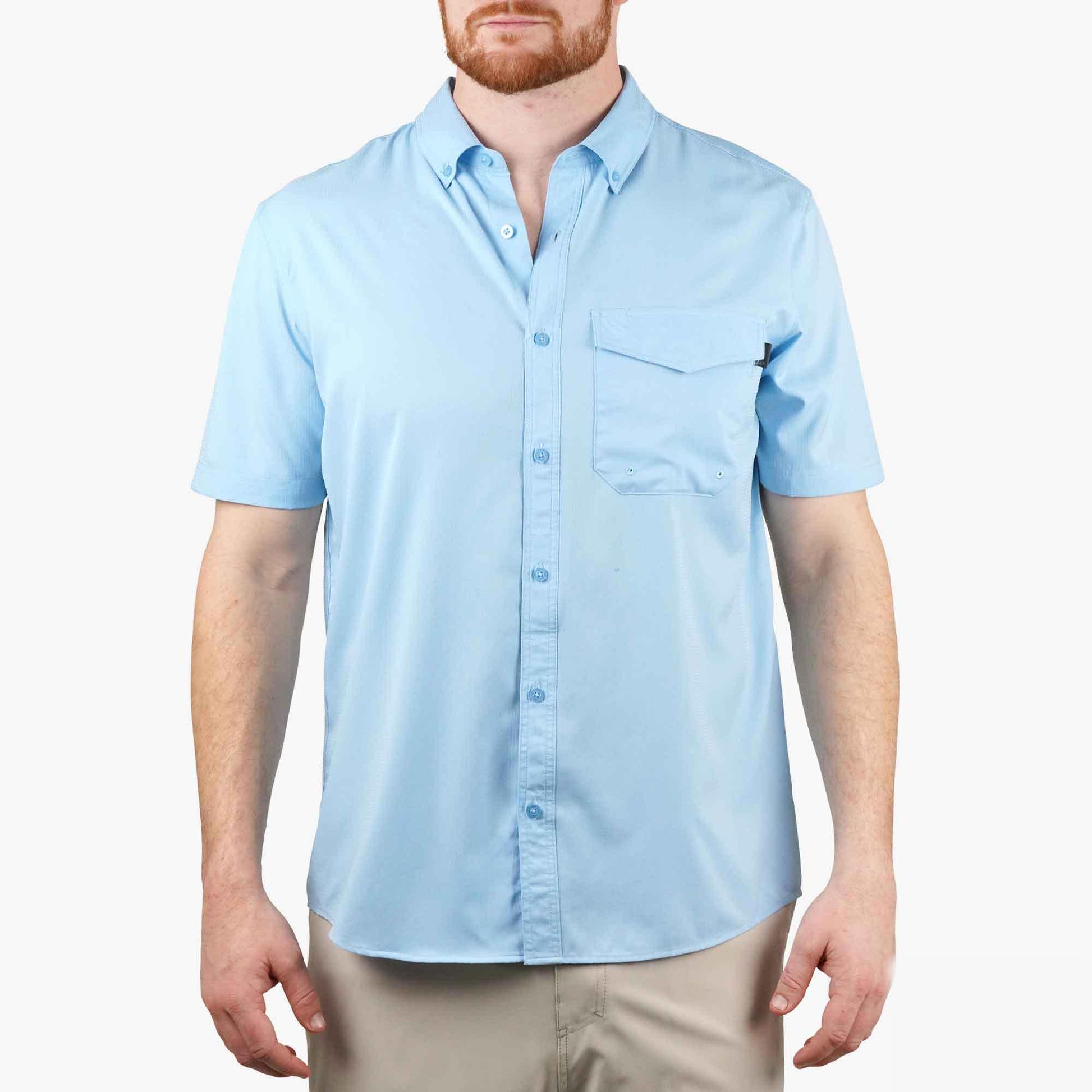 AFTCO Palomar SS Vented Fishing Shirt Conch