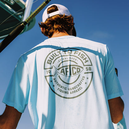 AFTCO Ocean Bound Short Sleeve Fishing Shirts |AFTCO Fathom Heather