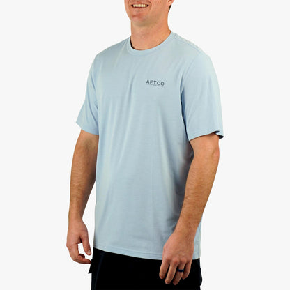 AFTCO Ocean Bound Short Sleeve Fishing Shirts |AFTCO Fathom Heather